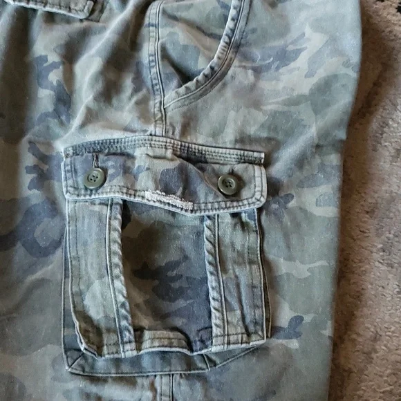 Hurley Cargo Shorts Camouflage mens 34